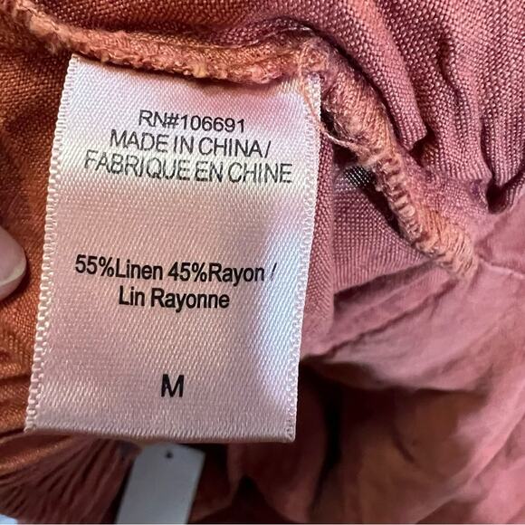 Young Fabulous & Broke YFB NWT Split Leg Cove Pant Size Medium M Orange - Picture 6 of 12